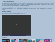 Tablet Screenshot of lambdanachrichten.at